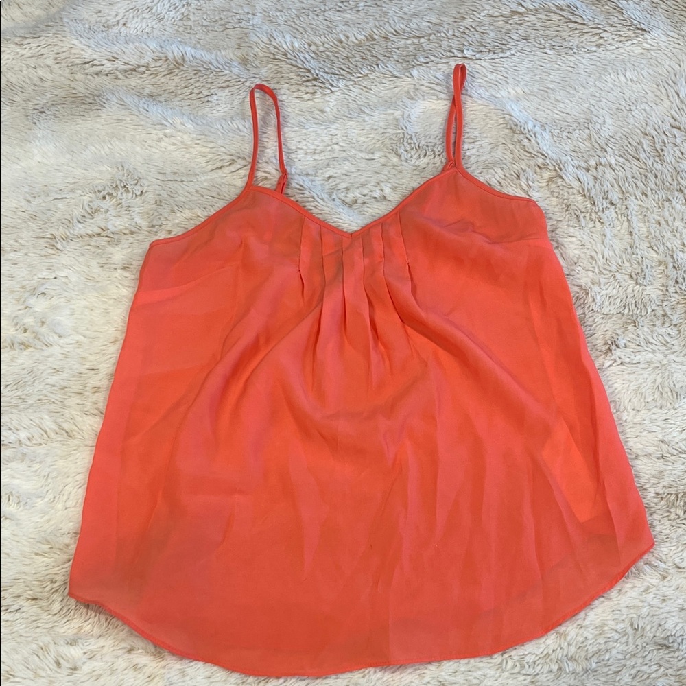 Aritzia Talula Vibrant Coral Camisole